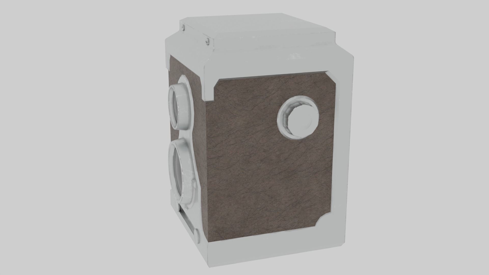 Kamera Low-poly 3D model_8
