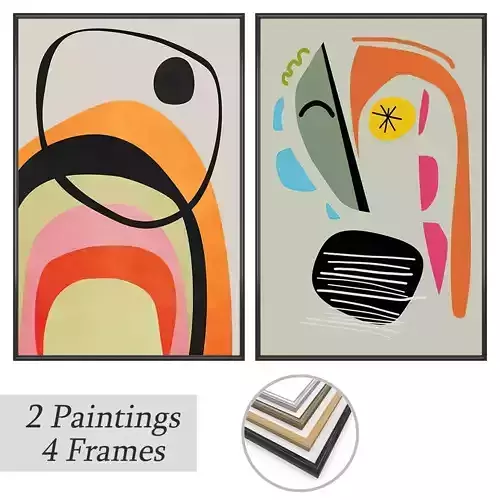 Wall Art Set 4180