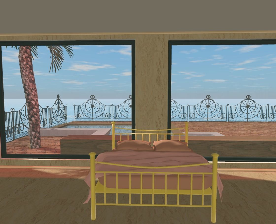 house on the water Low-poly 3D model_5