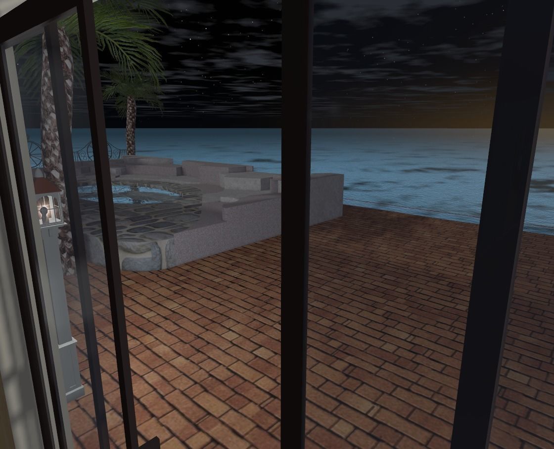 house on the water Low-poly 3D model_26