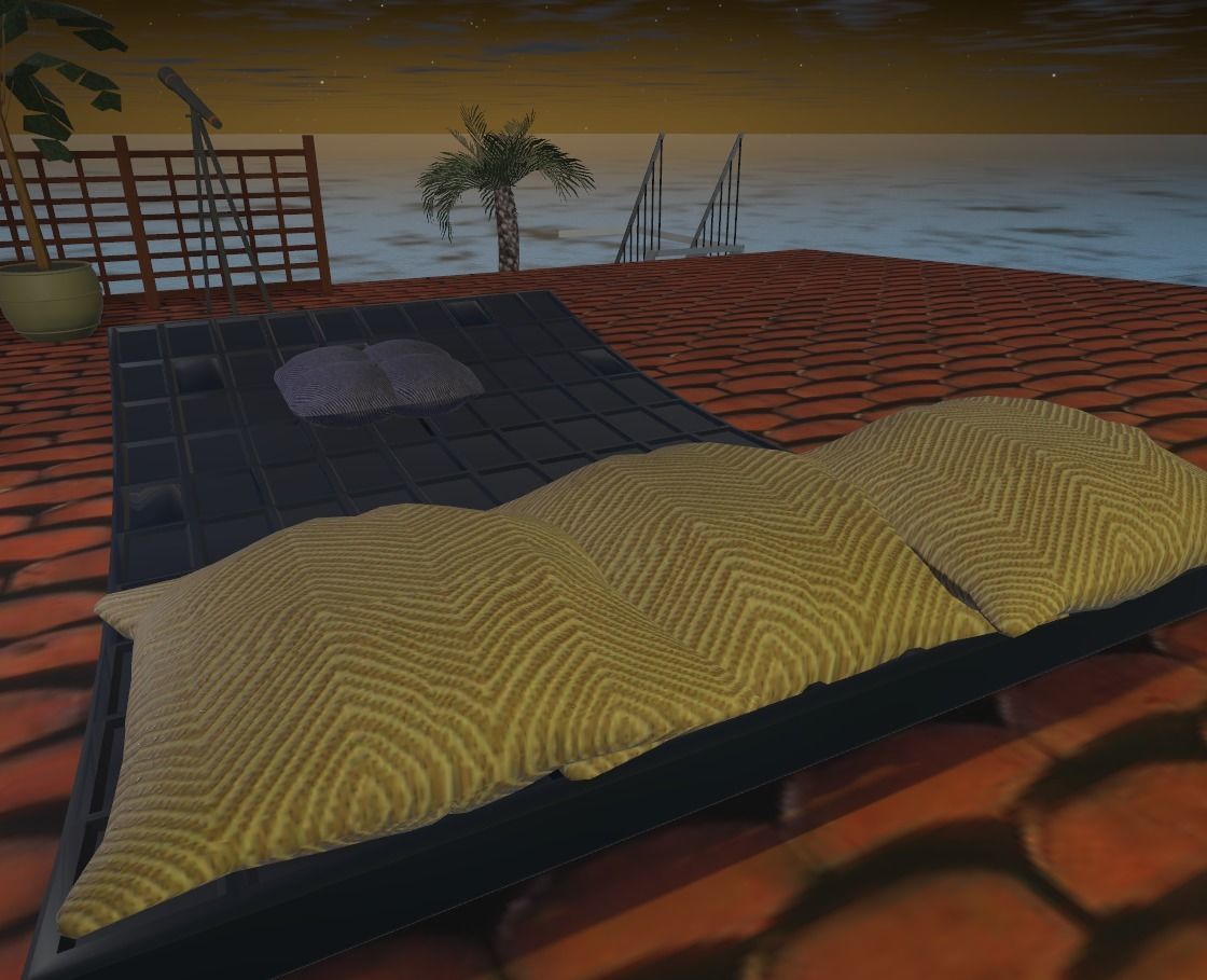 house on the water Low-poly 3D model_15