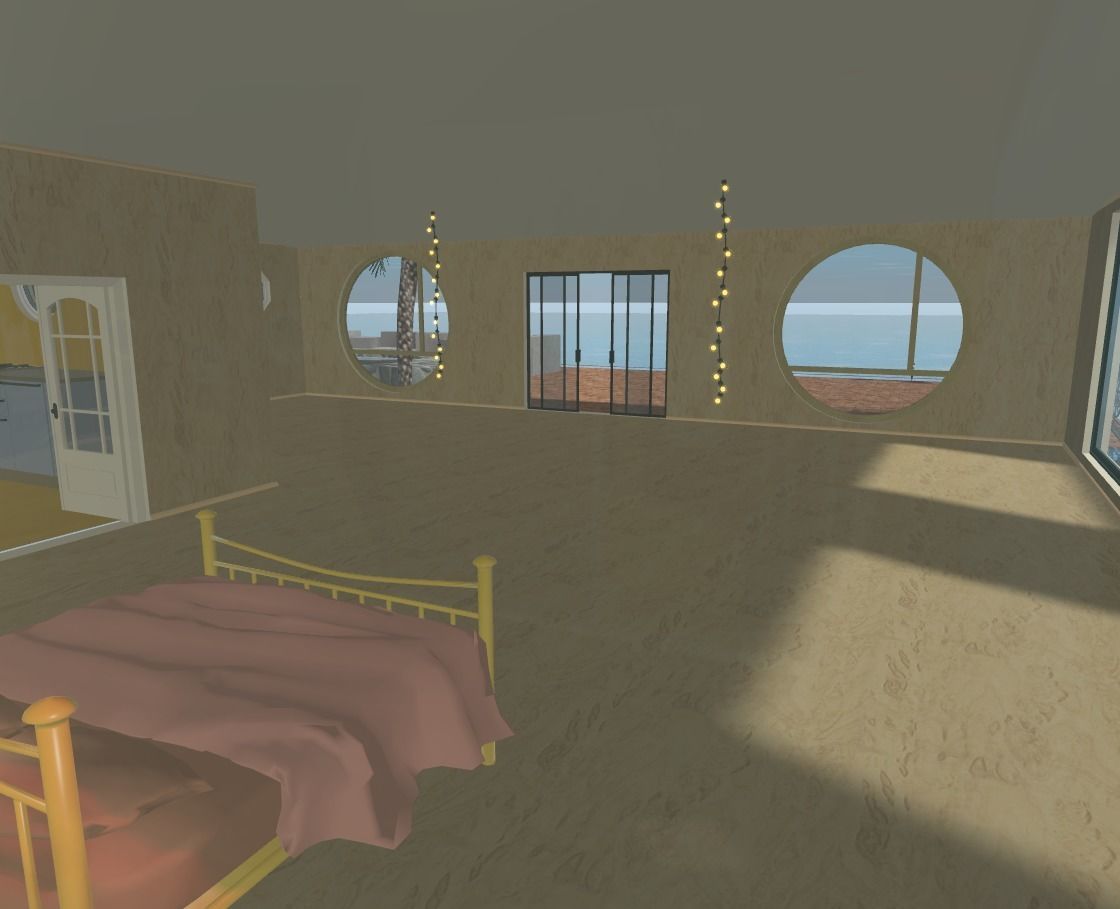 house on the water Low-poly 3D model_1