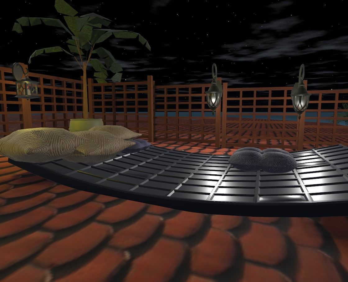 house on the water Low-poly 3D model_14