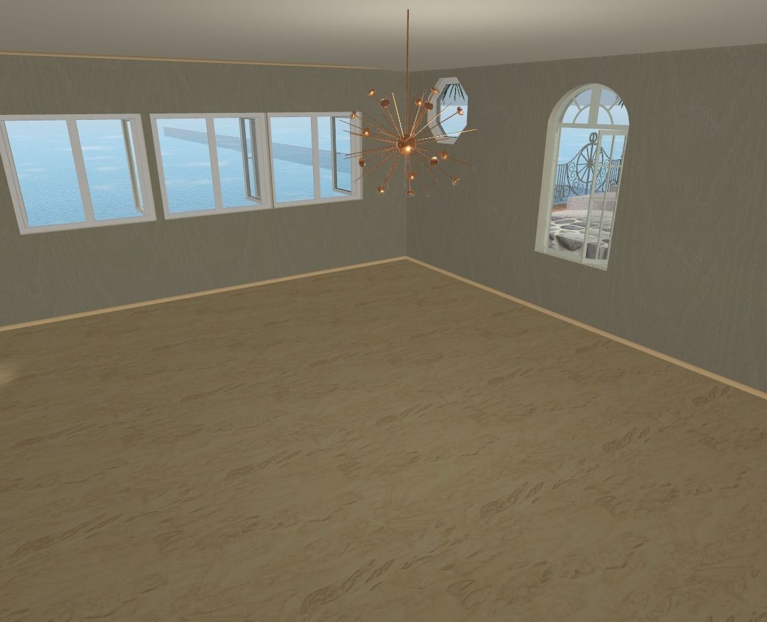 house on the water Low-poly 3D model_10