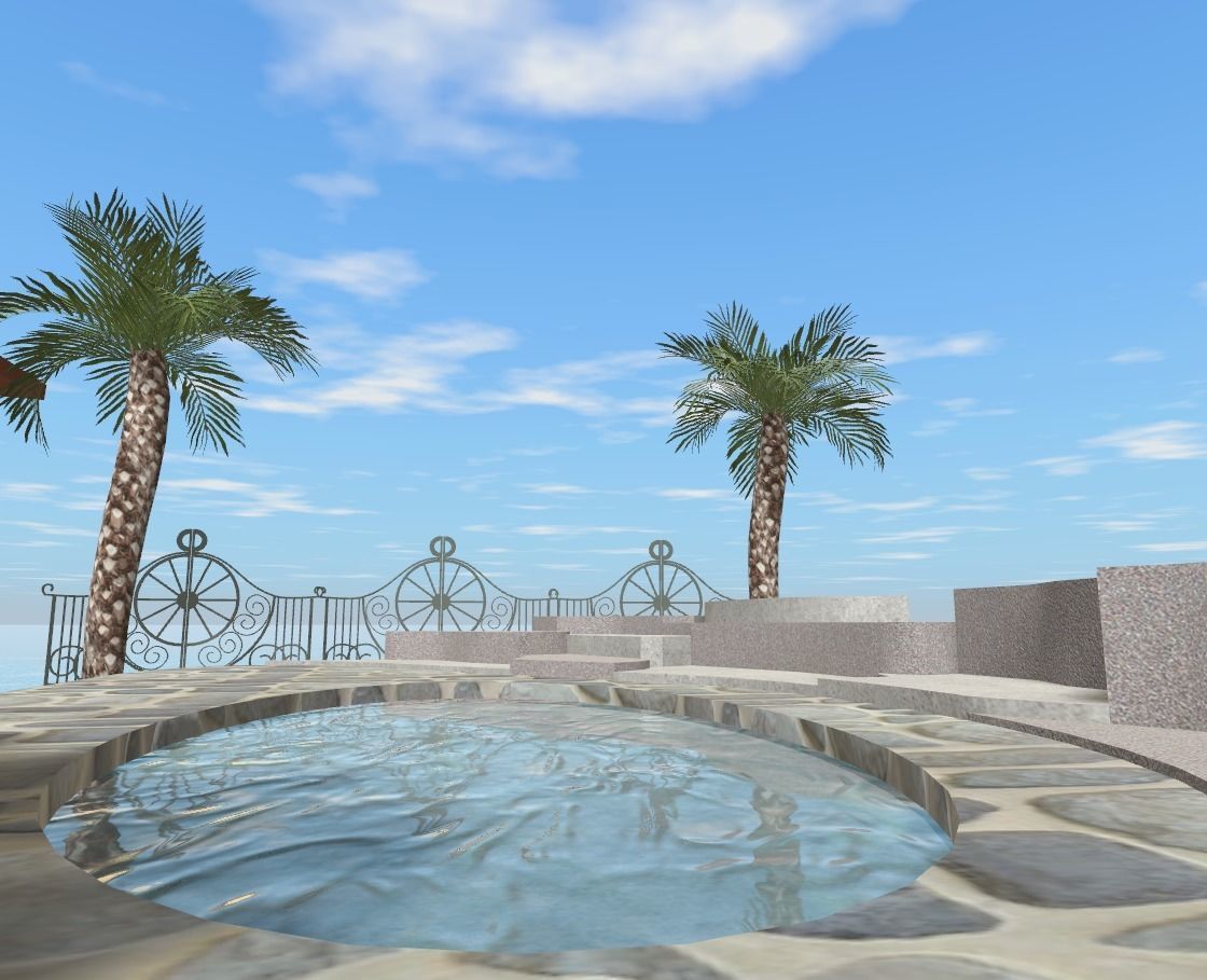 house on the water Low-poly 3D model_19