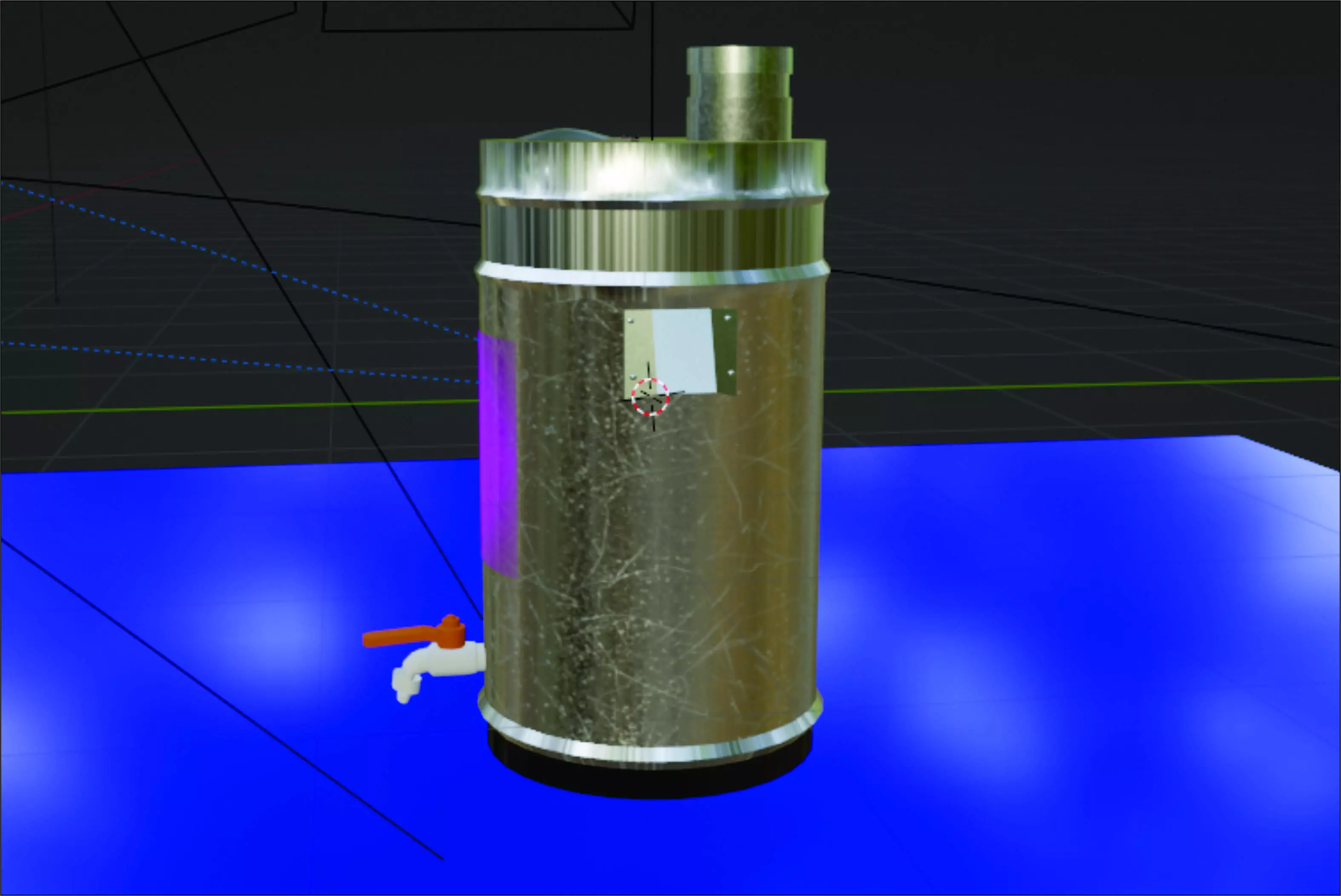 water cooler Free low-poly 3D model