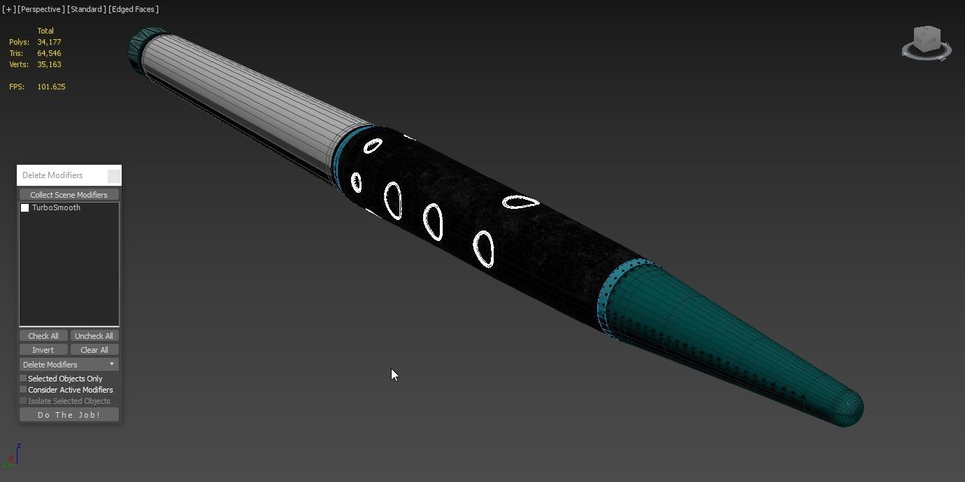Anti-Ballistic Defense Missile 3D model_4