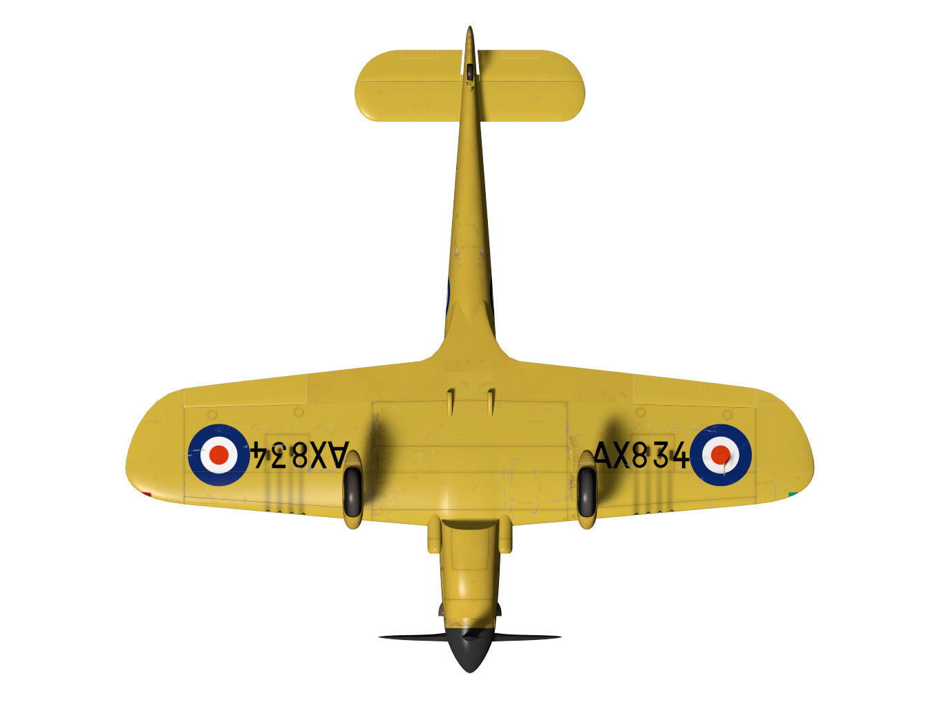 Miles M20 3D model_11