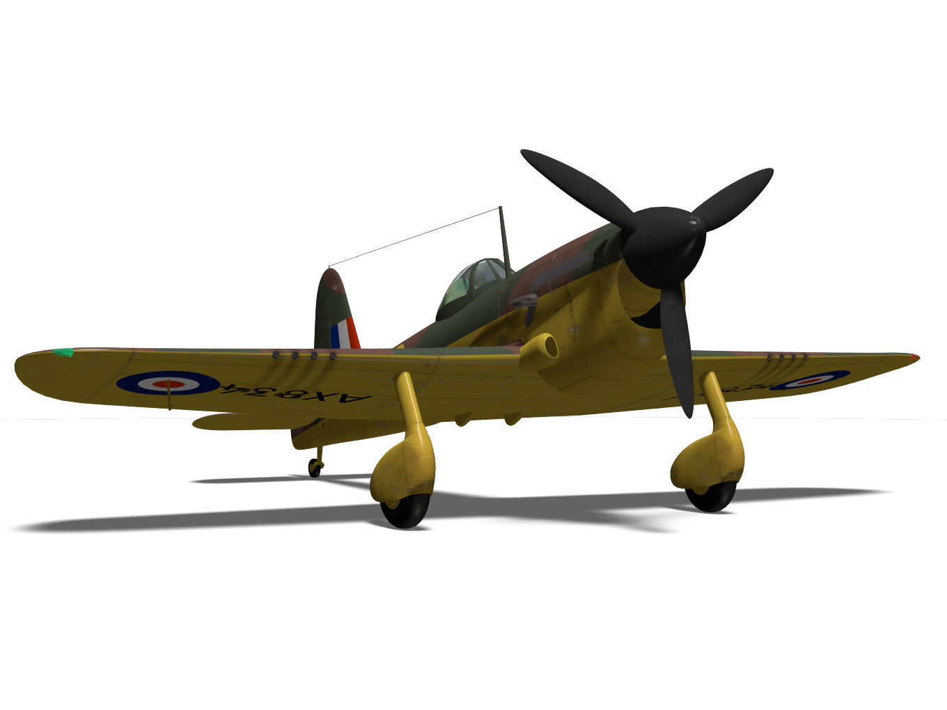 Miles M20 3D model_7