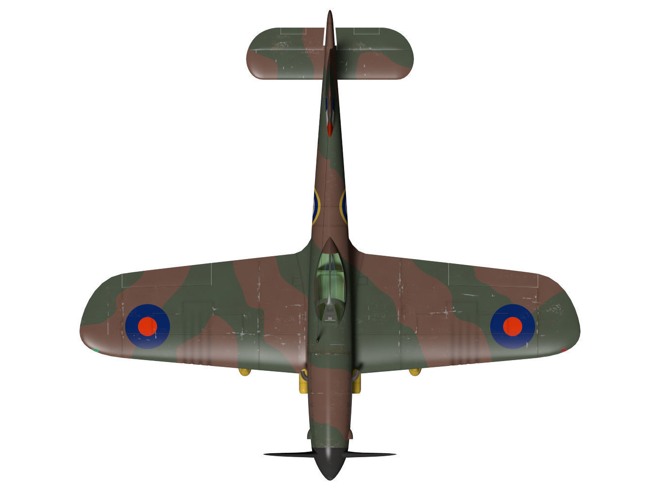 Miles M20 3D model_10