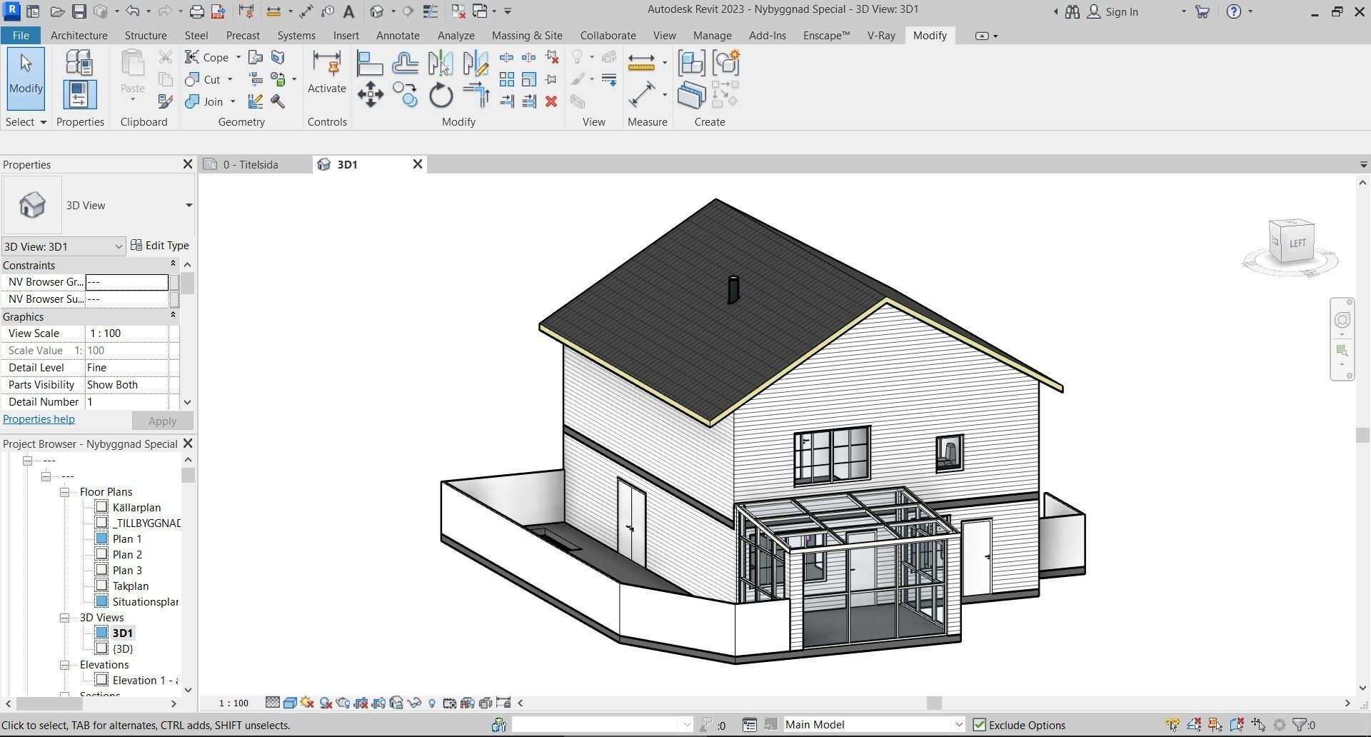 Swedish House 3D model_2