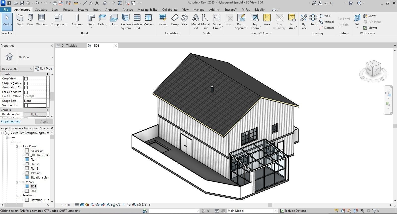 Swedish House 3D model_4