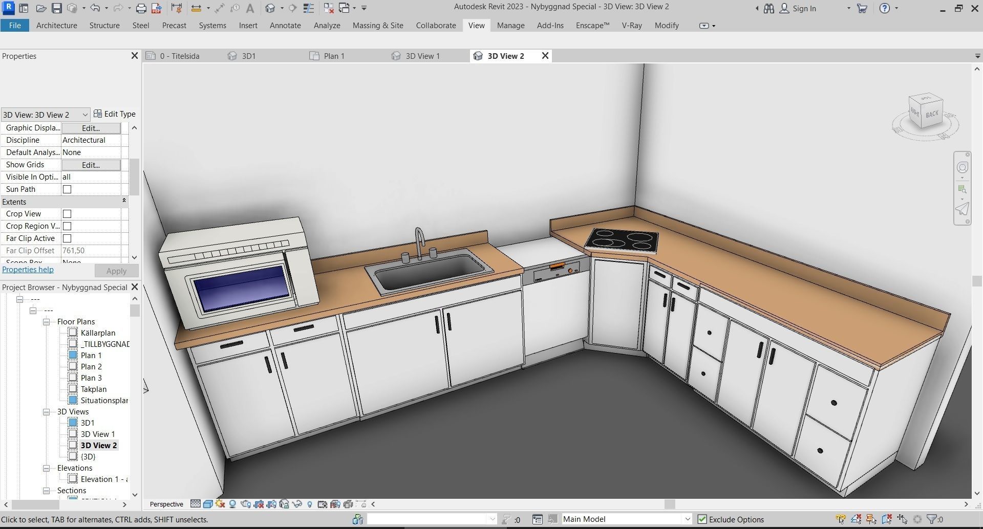 Swedish House 3D model_15