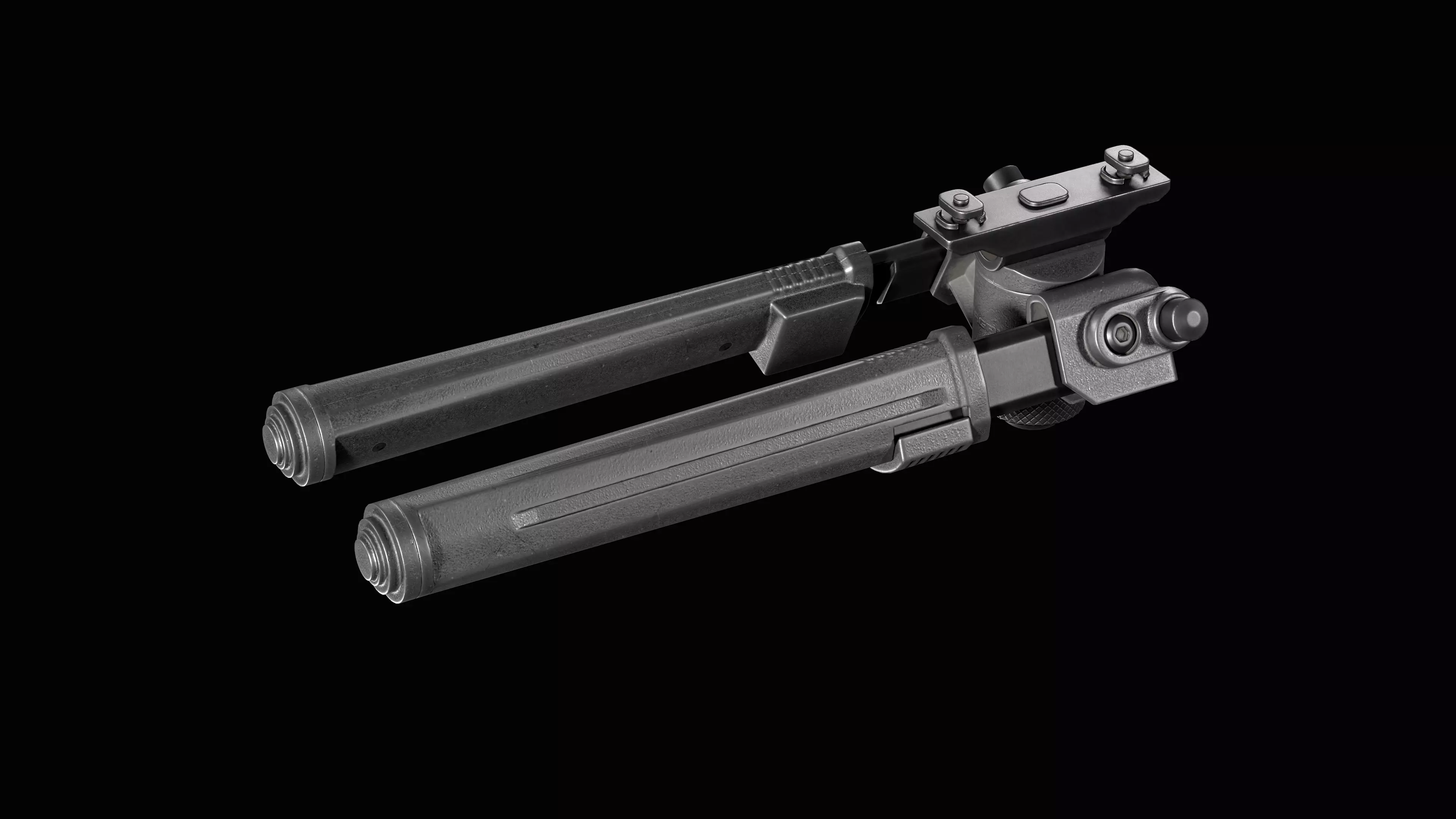 Magpul Bipod M-LOK Low-poly 3D model_0
