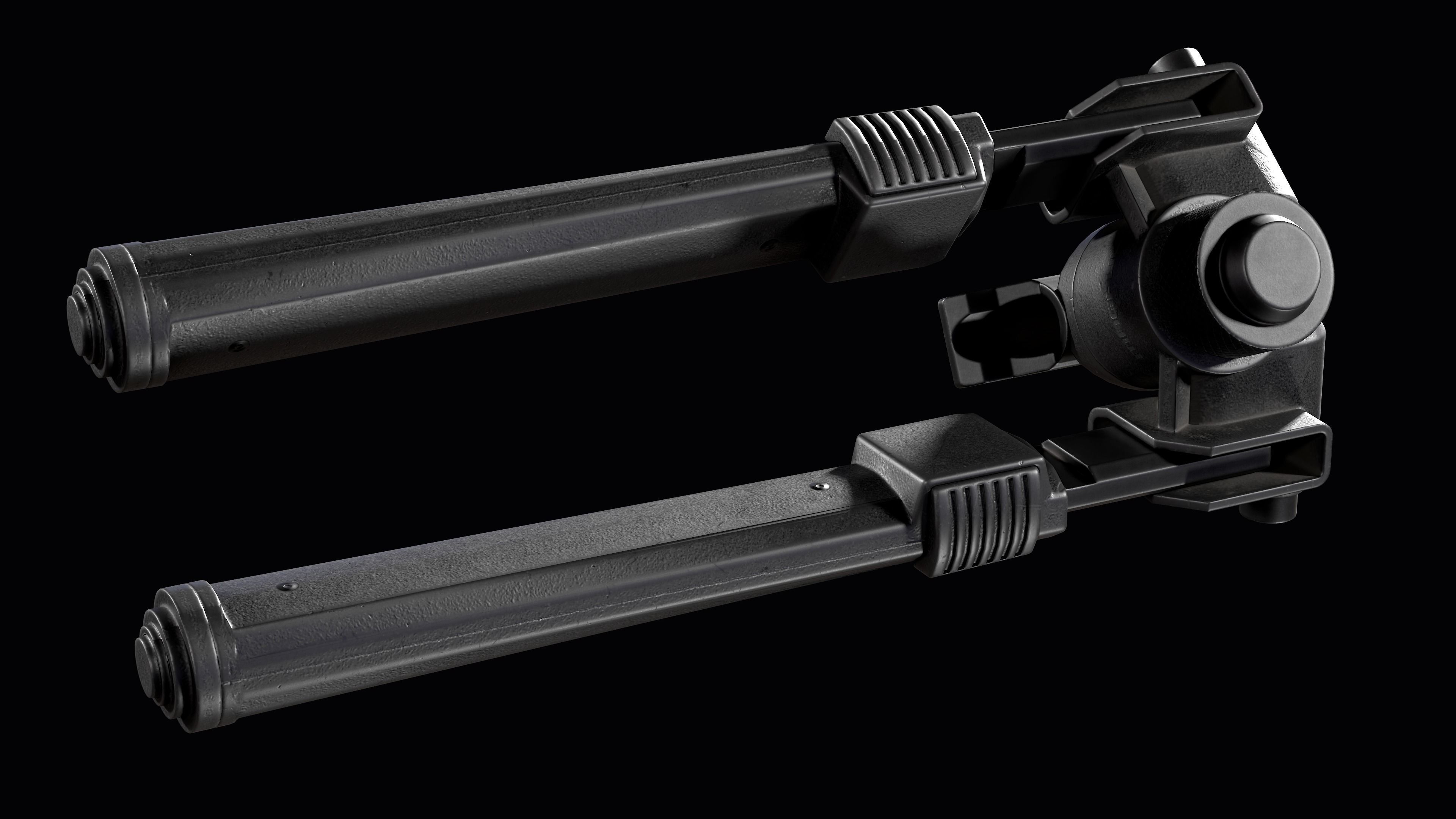 Magpul Bipod M-LOK Low-poly 3D model_11
