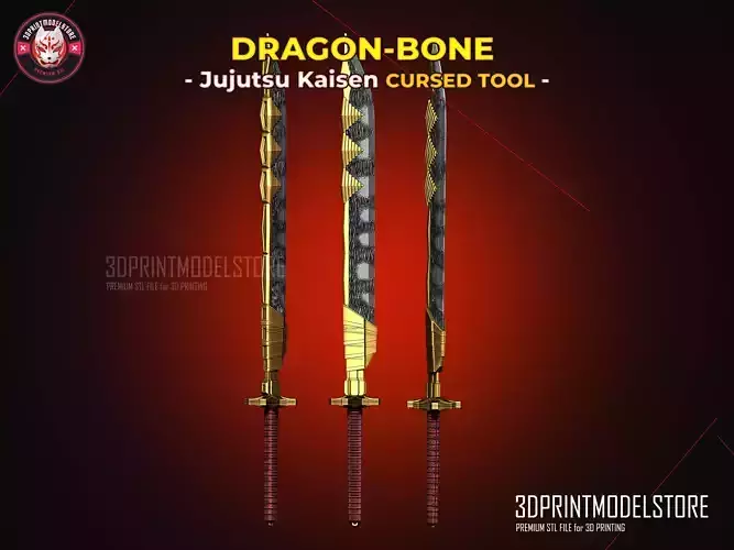 Dragon-Bone Cursed Tool - Jujutsu Kaisen - Maki Weapon
