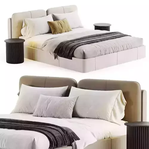 LETTO Lulu Bed 3D model