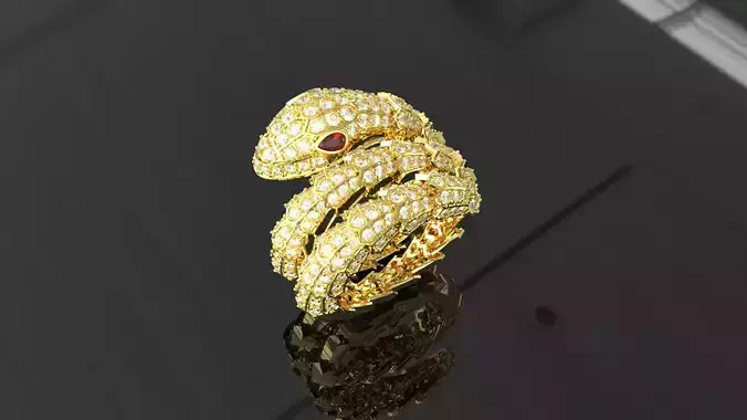 Rings Snack 3D print model
