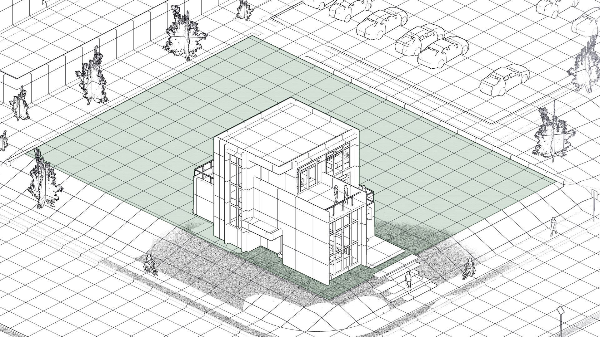 5 Bedroom Modern House Model Low-poly 3D model_7