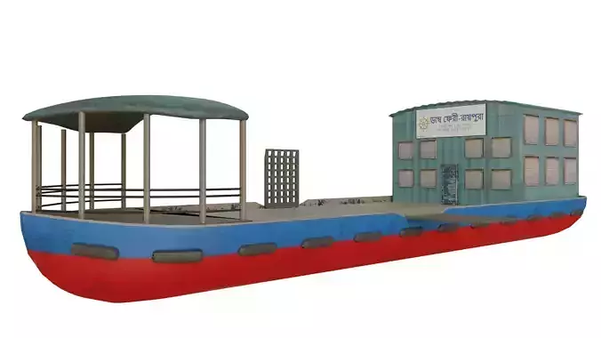 Bangladesh Ferry Free 3D model