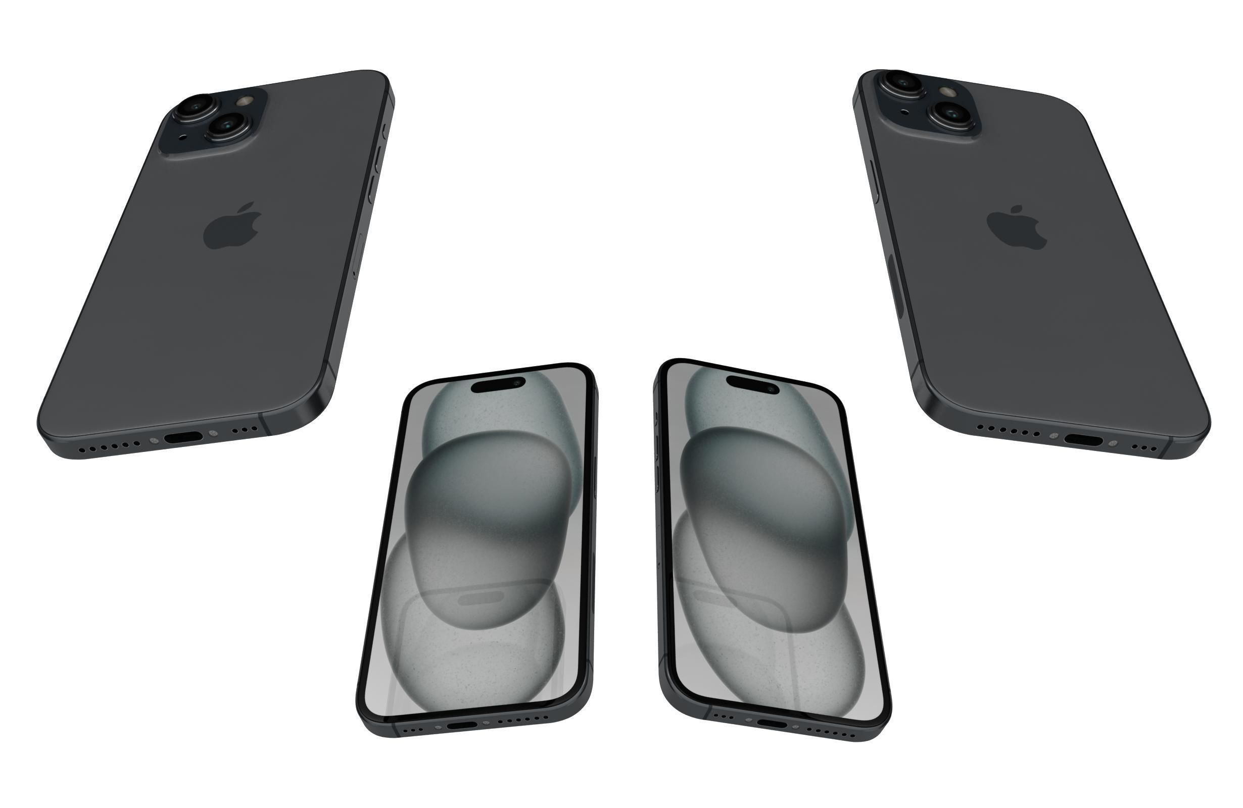 Apple iPhone 15 All Colors 3D model_18