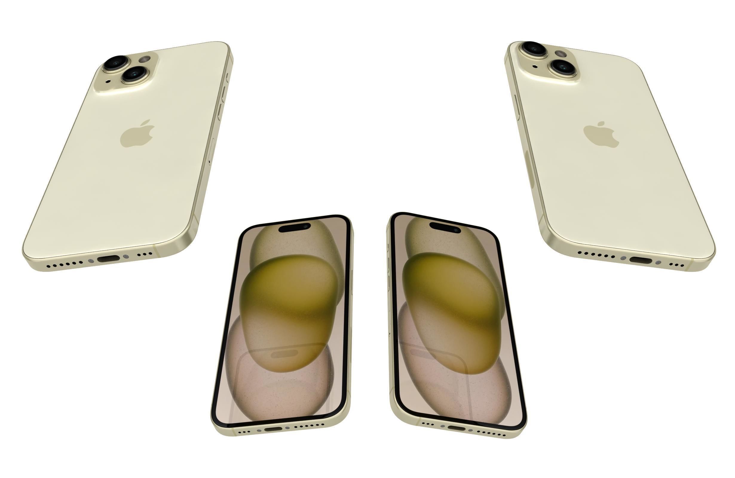 Apple iPhone 15 All Colors 3D model_54