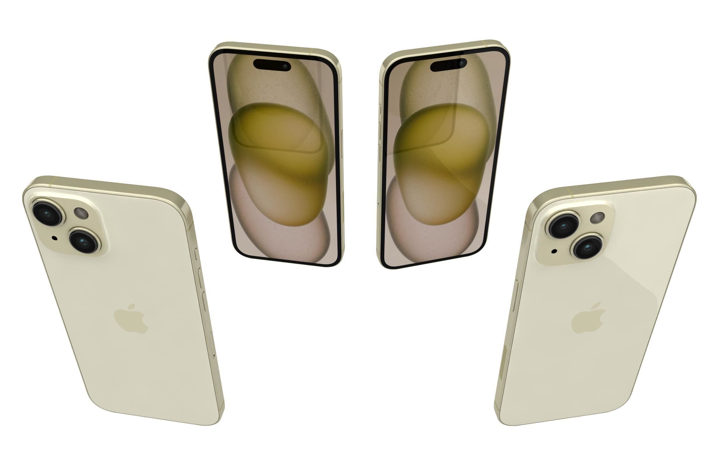 Apple iPhone 15 All Colors 3D model_53