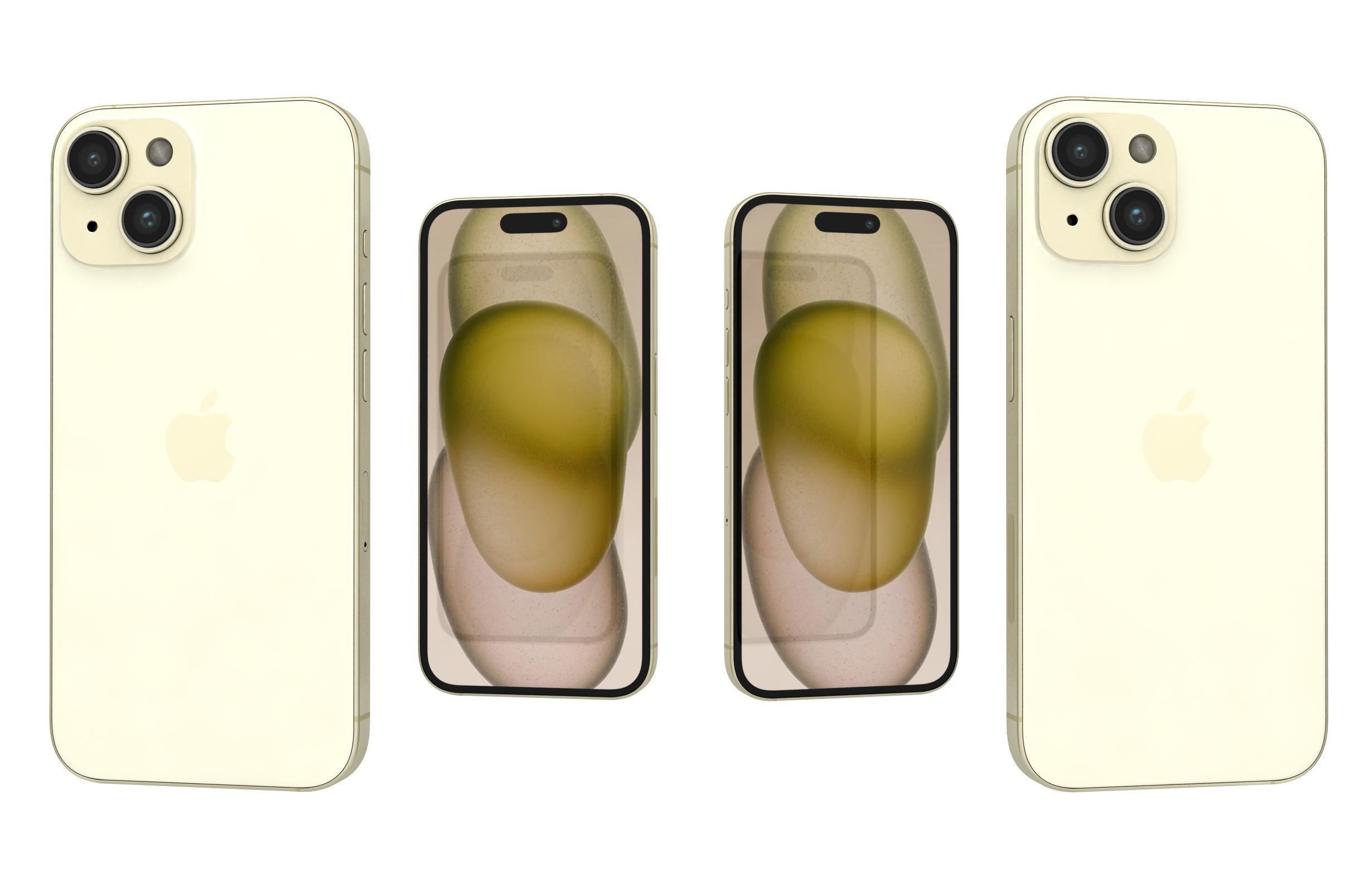 Apple iPhone 15 All Colors 3D model_52