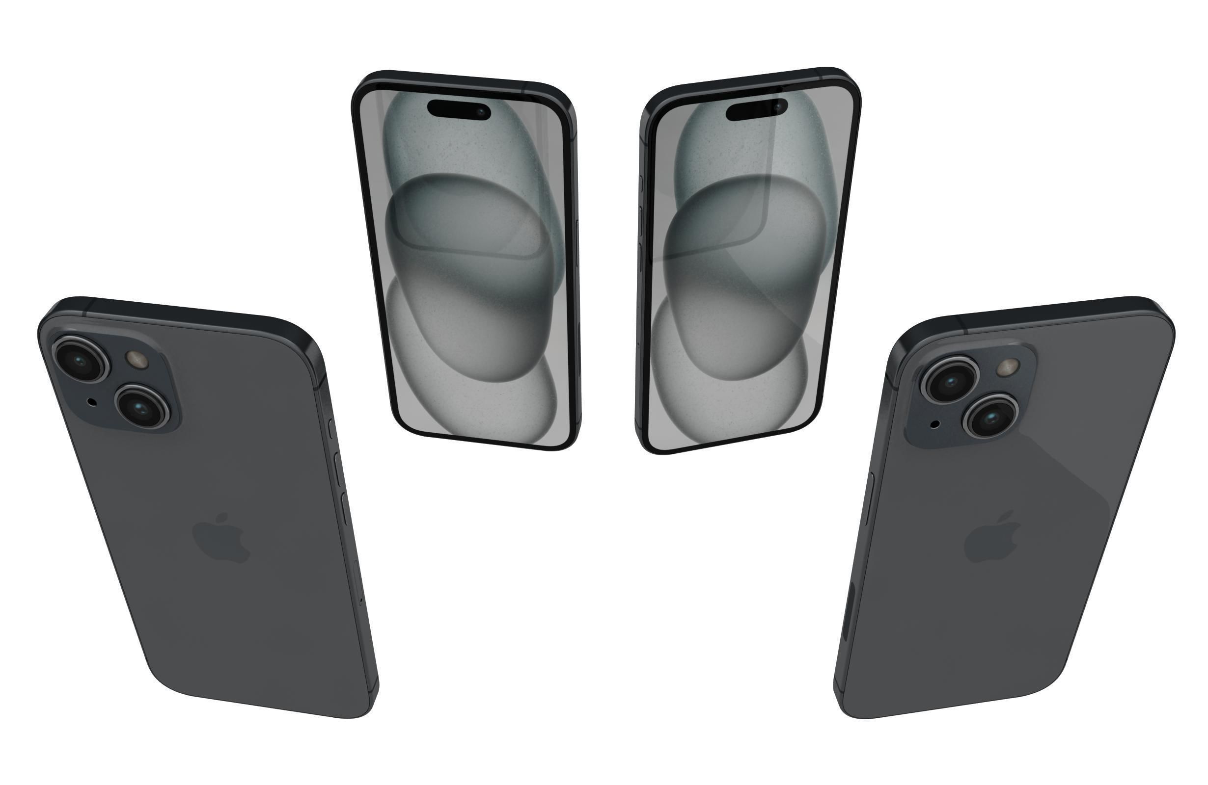 Apple iPhone 15 All Colors 3D model_17