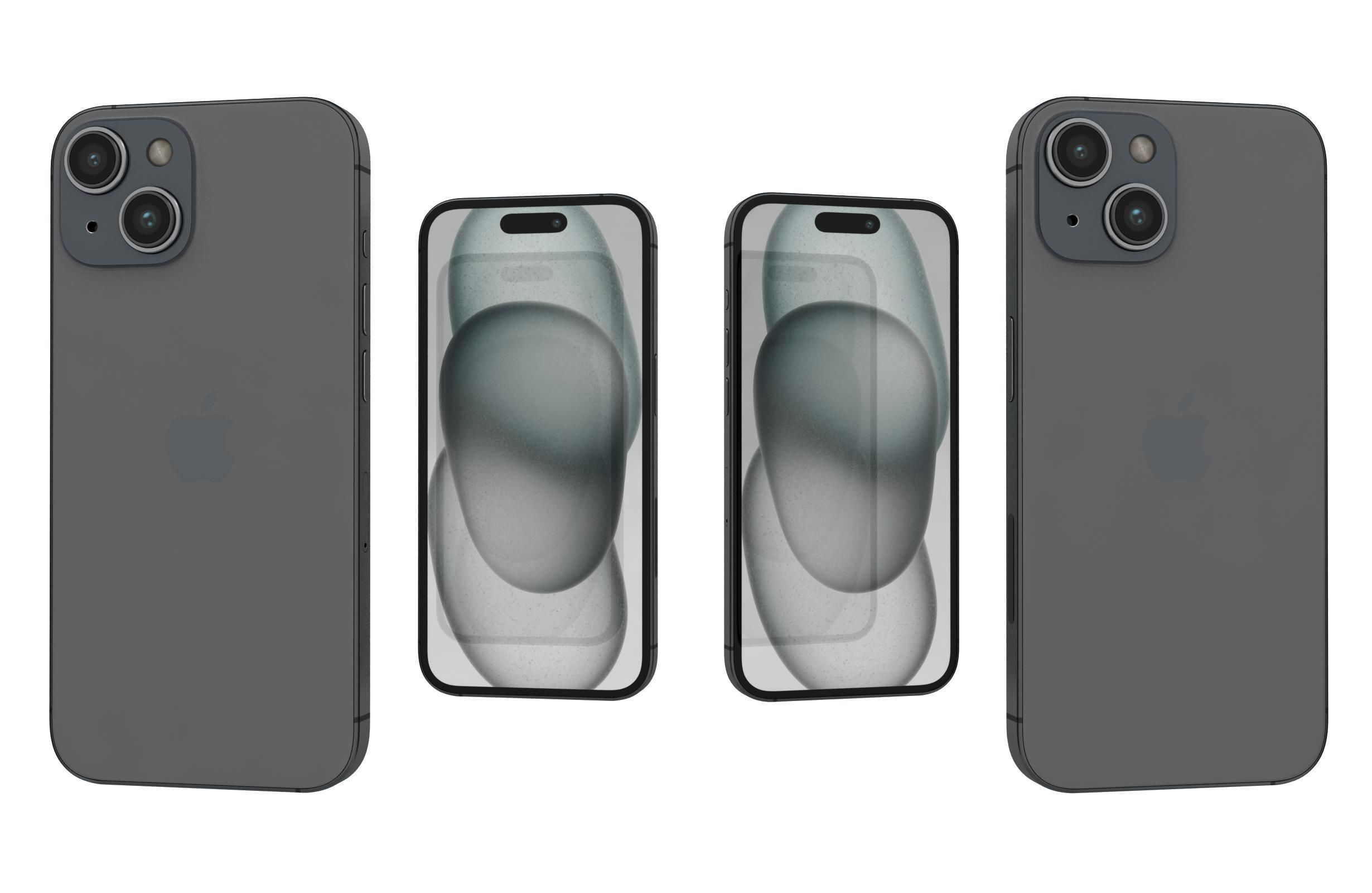 Apple iPhone 15 All Colors 3D model_16