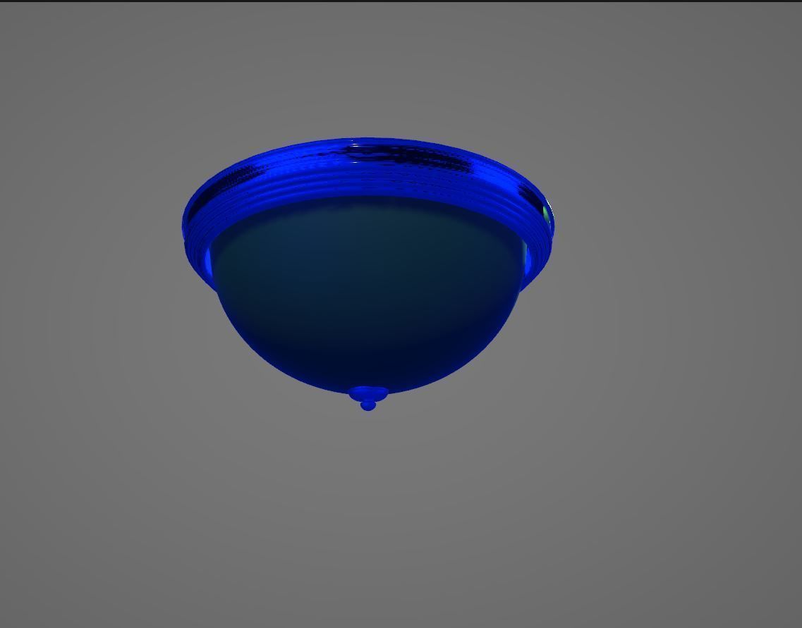 Flush Mount Lighting Fixtures 3D model_3