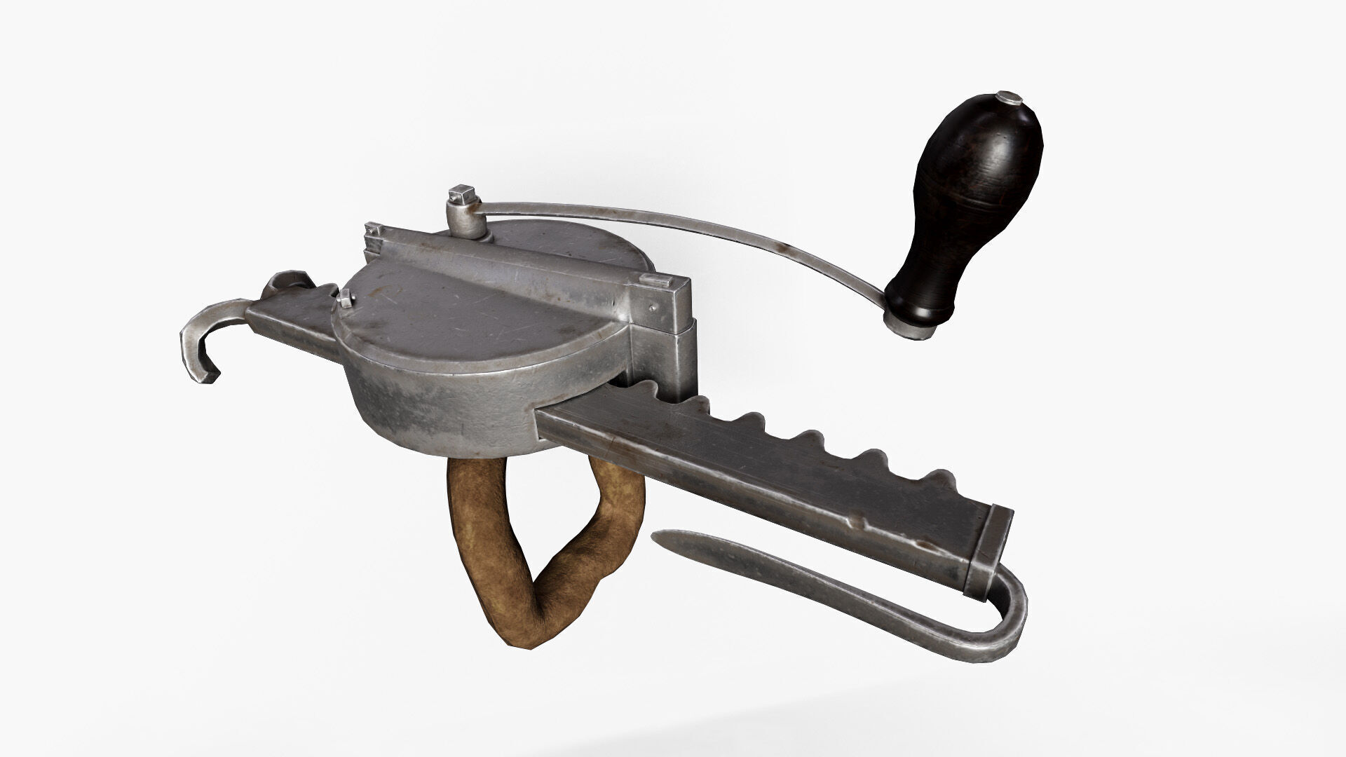 Realistic Medieval Crossbow - Game and Film Ready 3D Model Low-poly 3D model_8