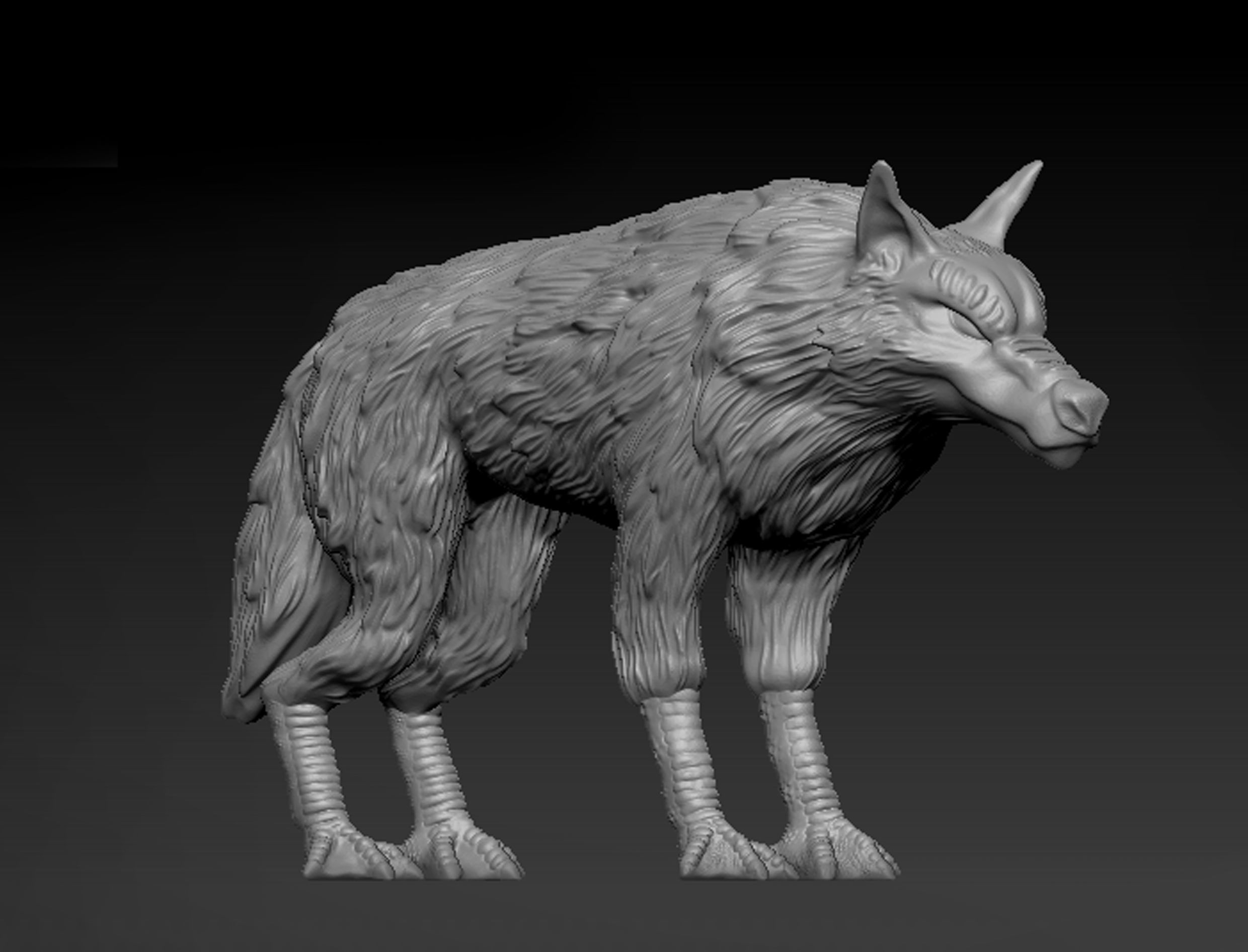 LOTHAL WOLF STAR WARS REBELS  3D model_2