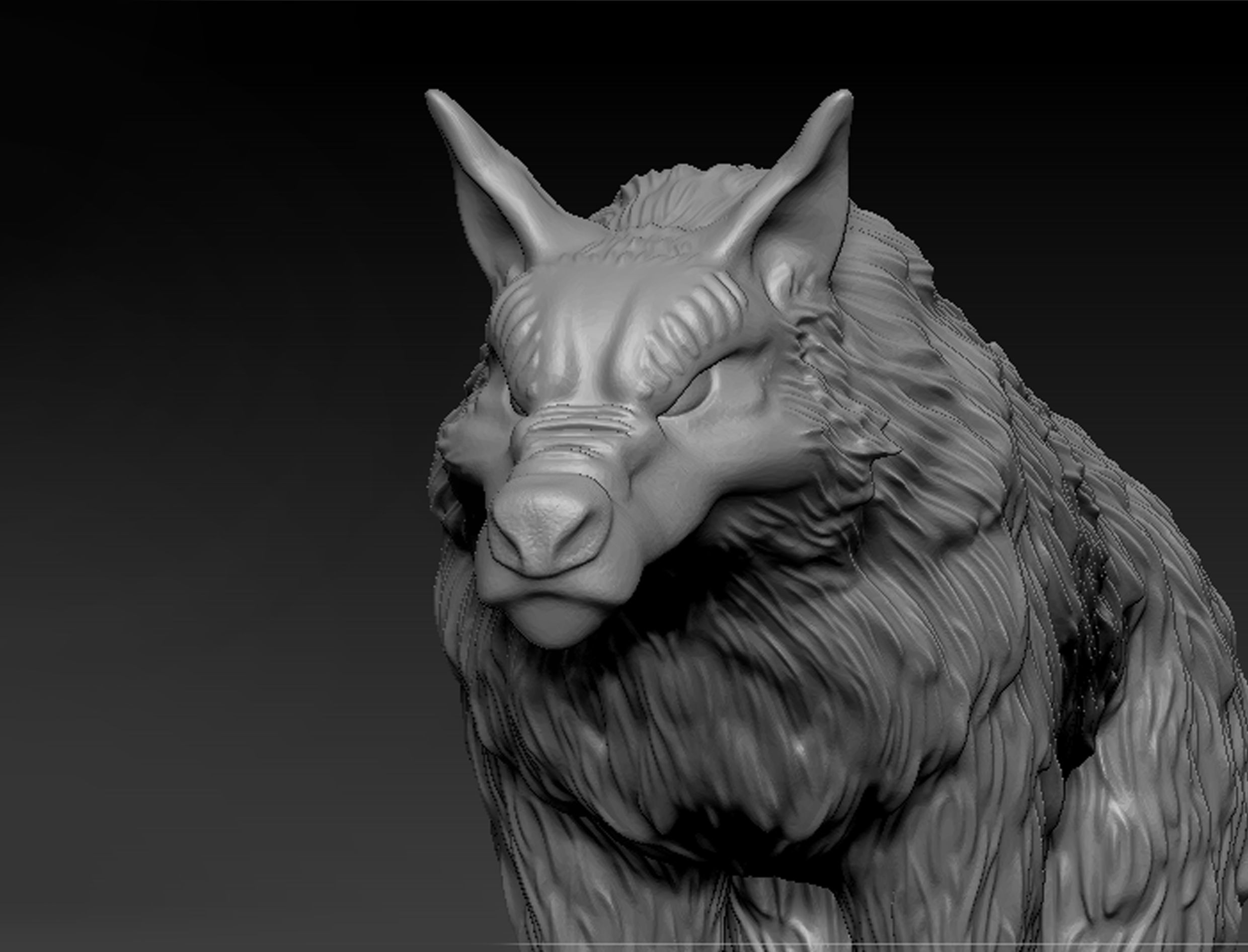 LOTHAL WOLF STAR WARS REBELS  3D model_3