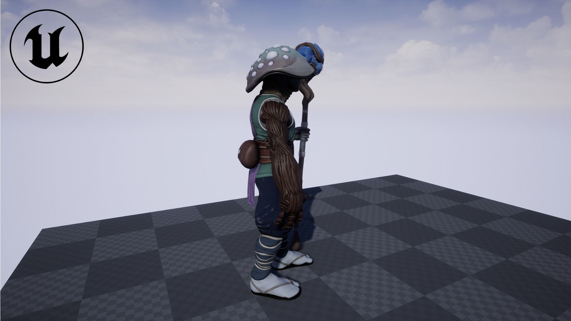 MushRoom Low-poly 3D model_6