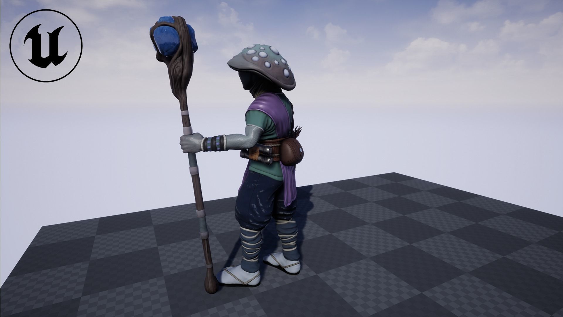 MushRoom Low-poly 3D model_7