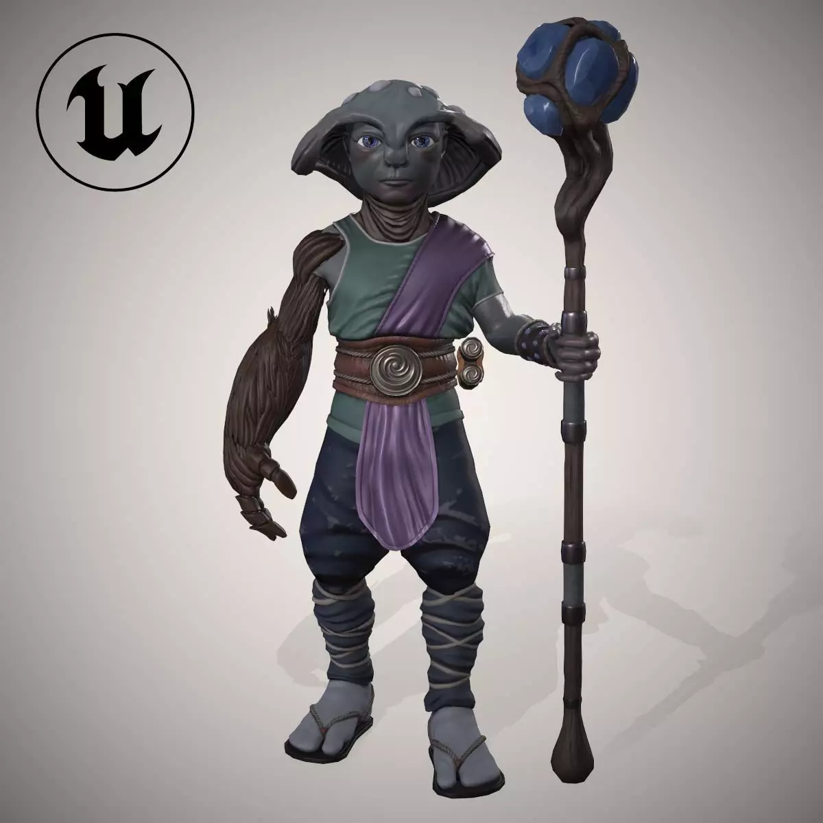 MushRoom Low-poly 3D model_0