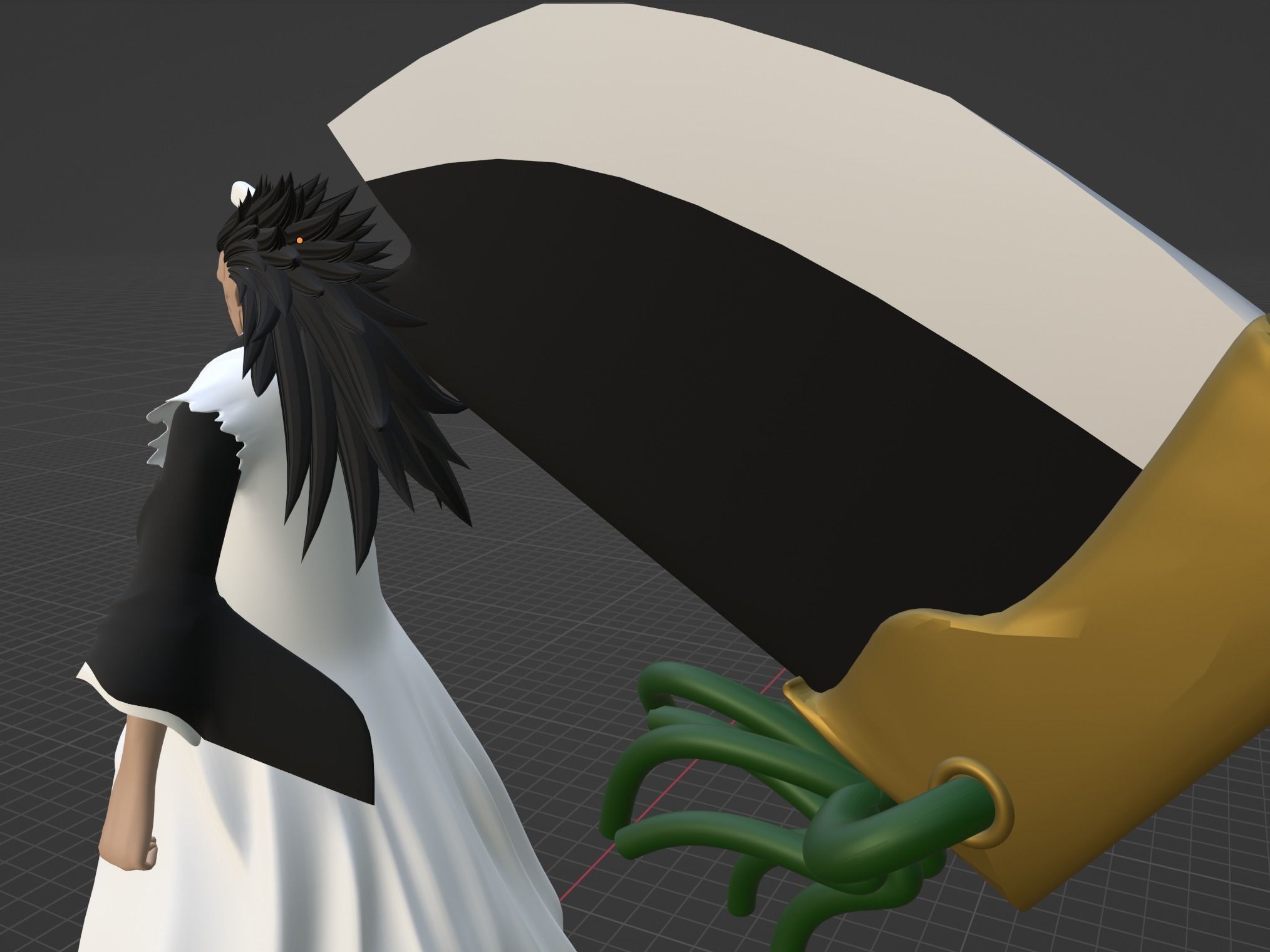 Kenpachi Zaraki - Bleach 3D model_6