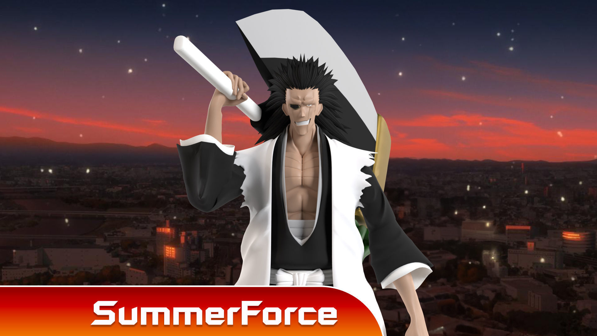 Kenpachi Zaraki - Bleach 3D model_1