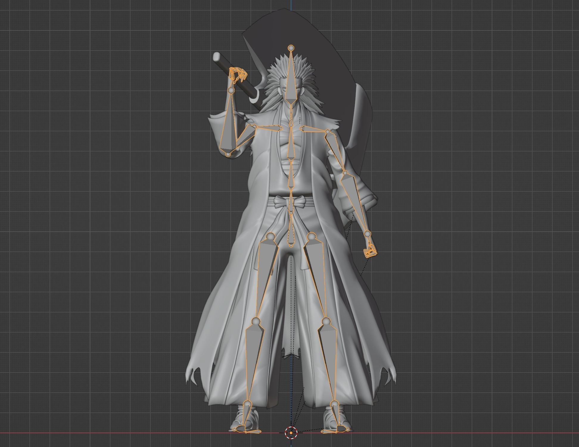 Kenpachi Zaraki - Bleach 3D model_14