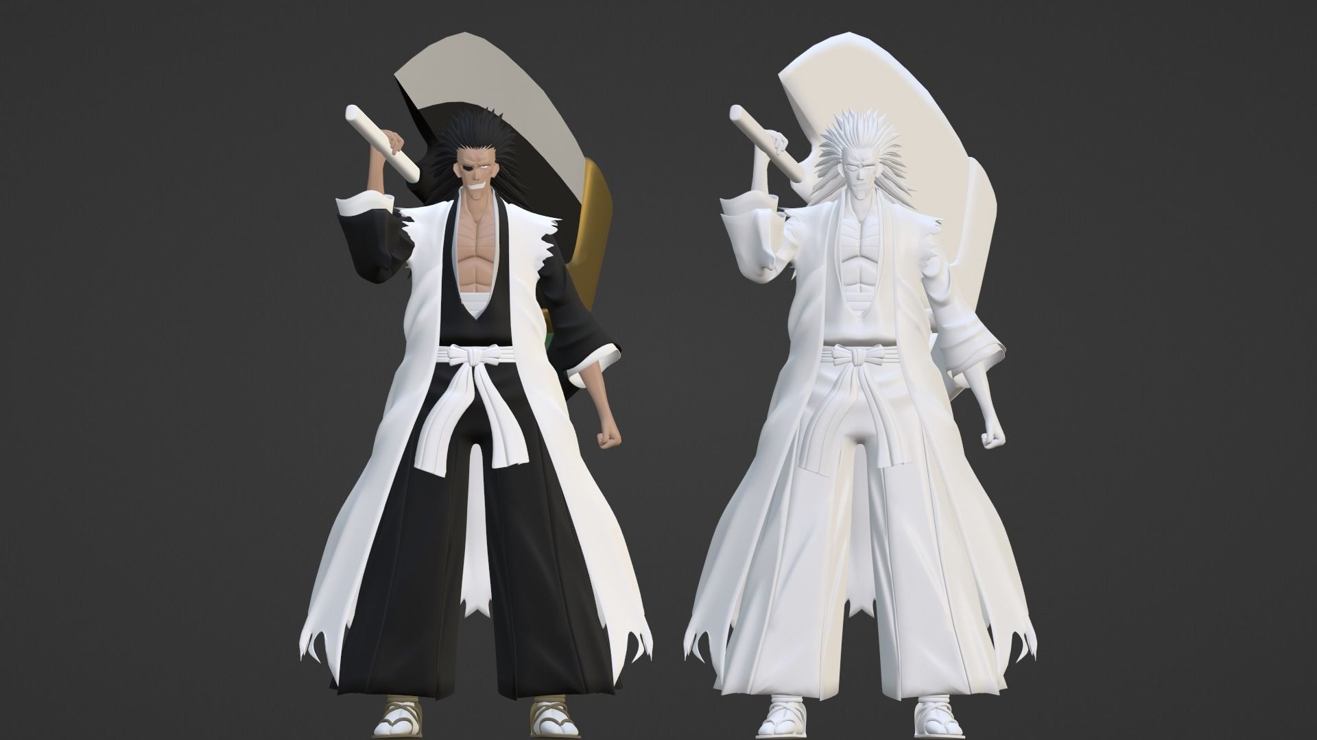 Kenpachi Zaraki - Bleach 3D model_16