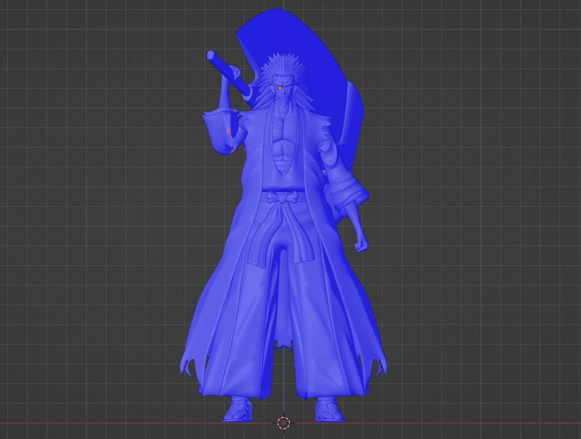 Kenpachi Zaraki - Bleach 3D model_15