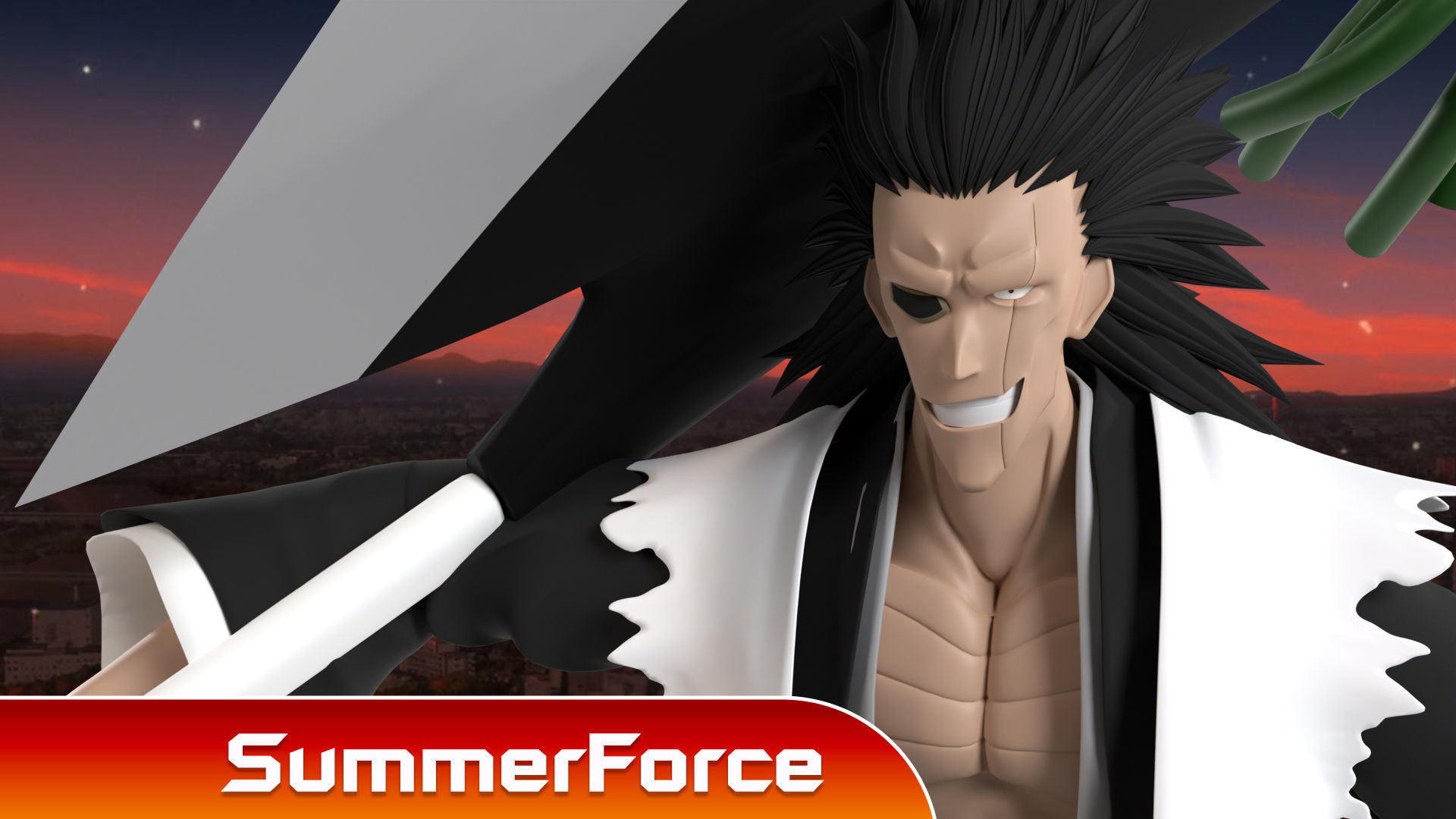 Kenpachi Zaraki - Bleach 3D model_3