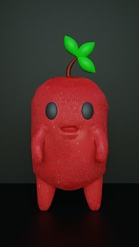 Strawberry doll Free 3D model