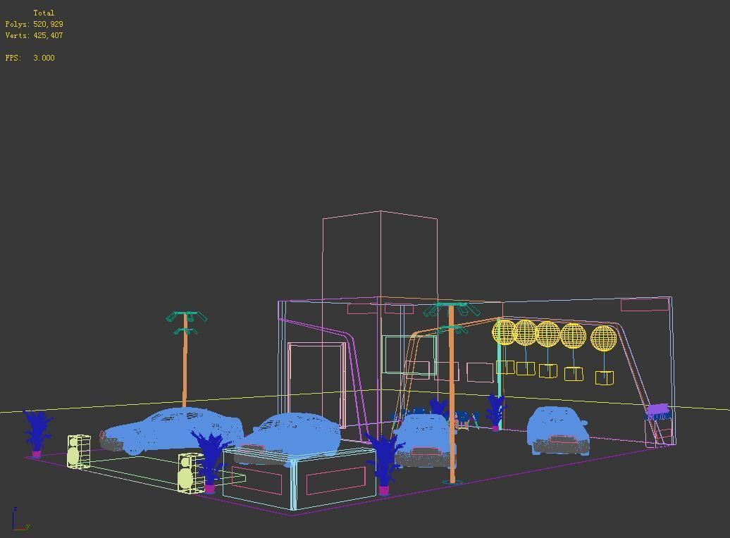 Exhibition - Area - 17X12-3DMAX2009-06 3D model_4