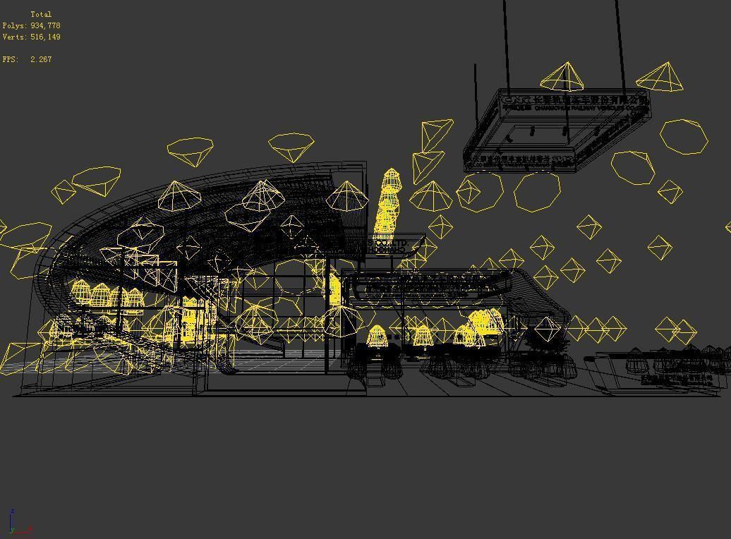 Exhibition - Area - 17X12-3DMAX2009-07 3D model_1