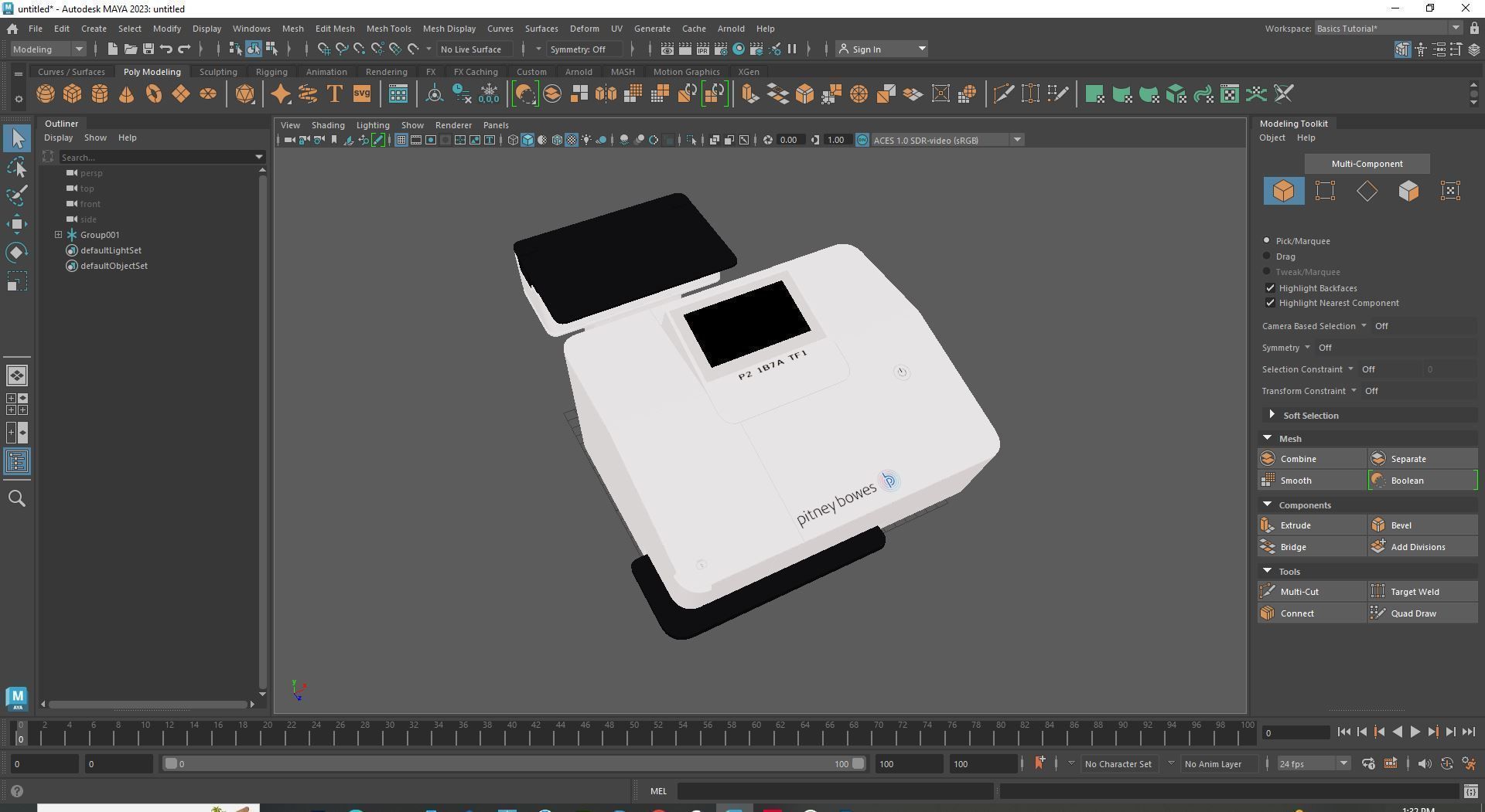 Pitneybowes SendPro Online Printer  3D model_8