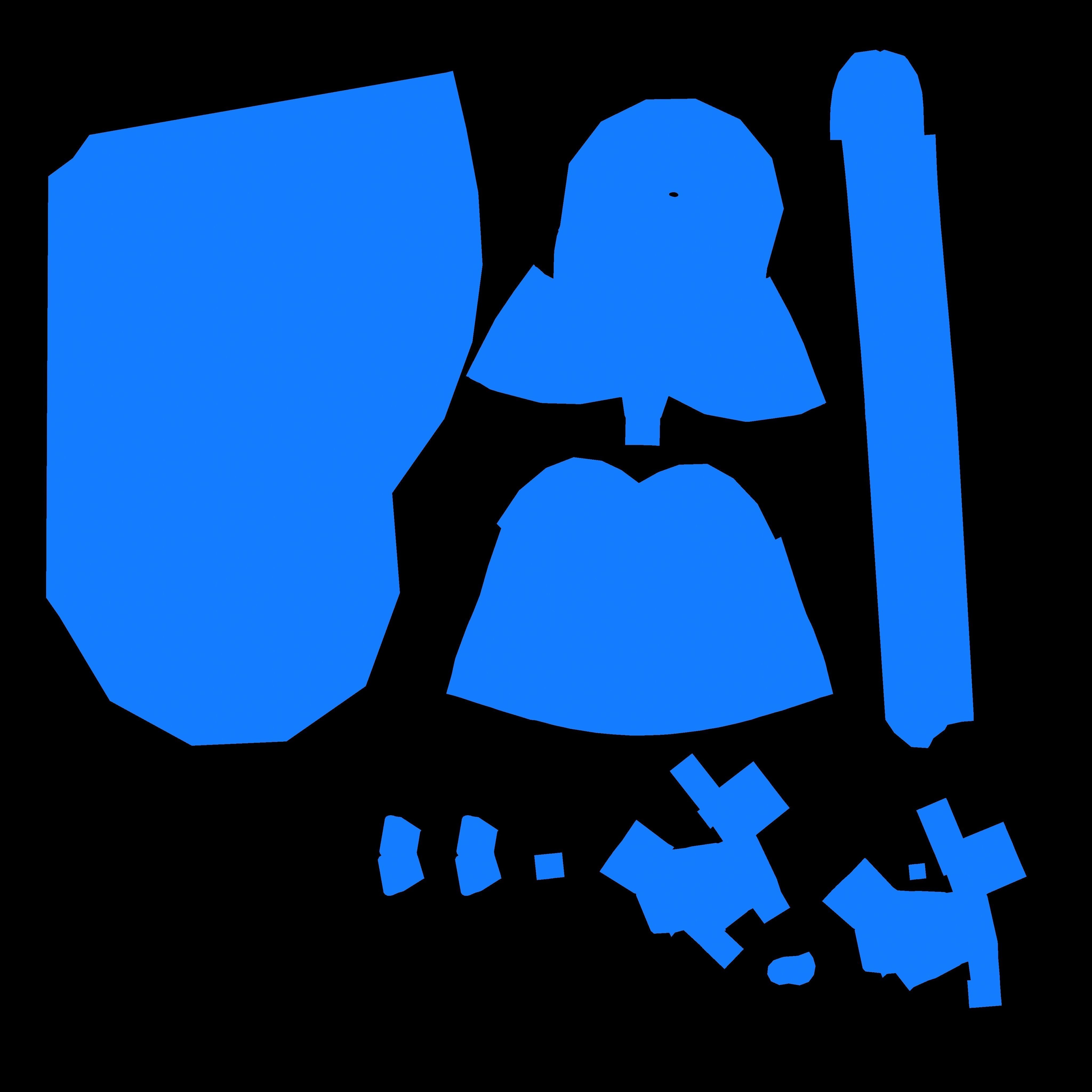 Grey cage type trash can with carrier bag Low-poly 3D model_7