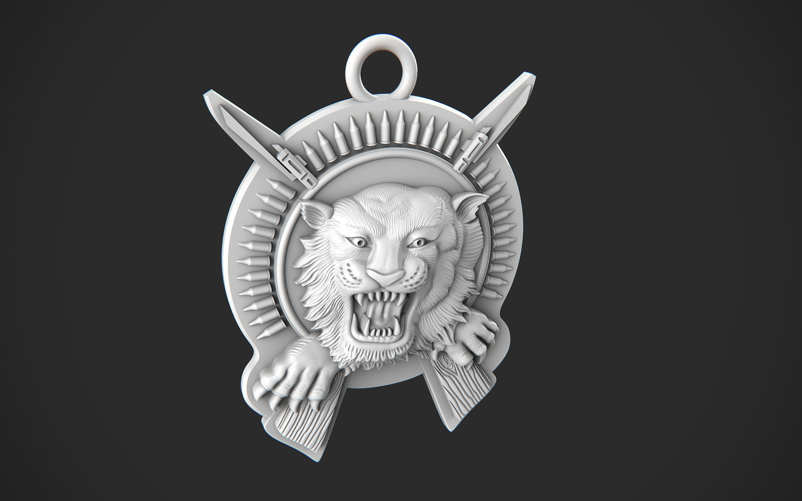 Tiger 3D print model_9
