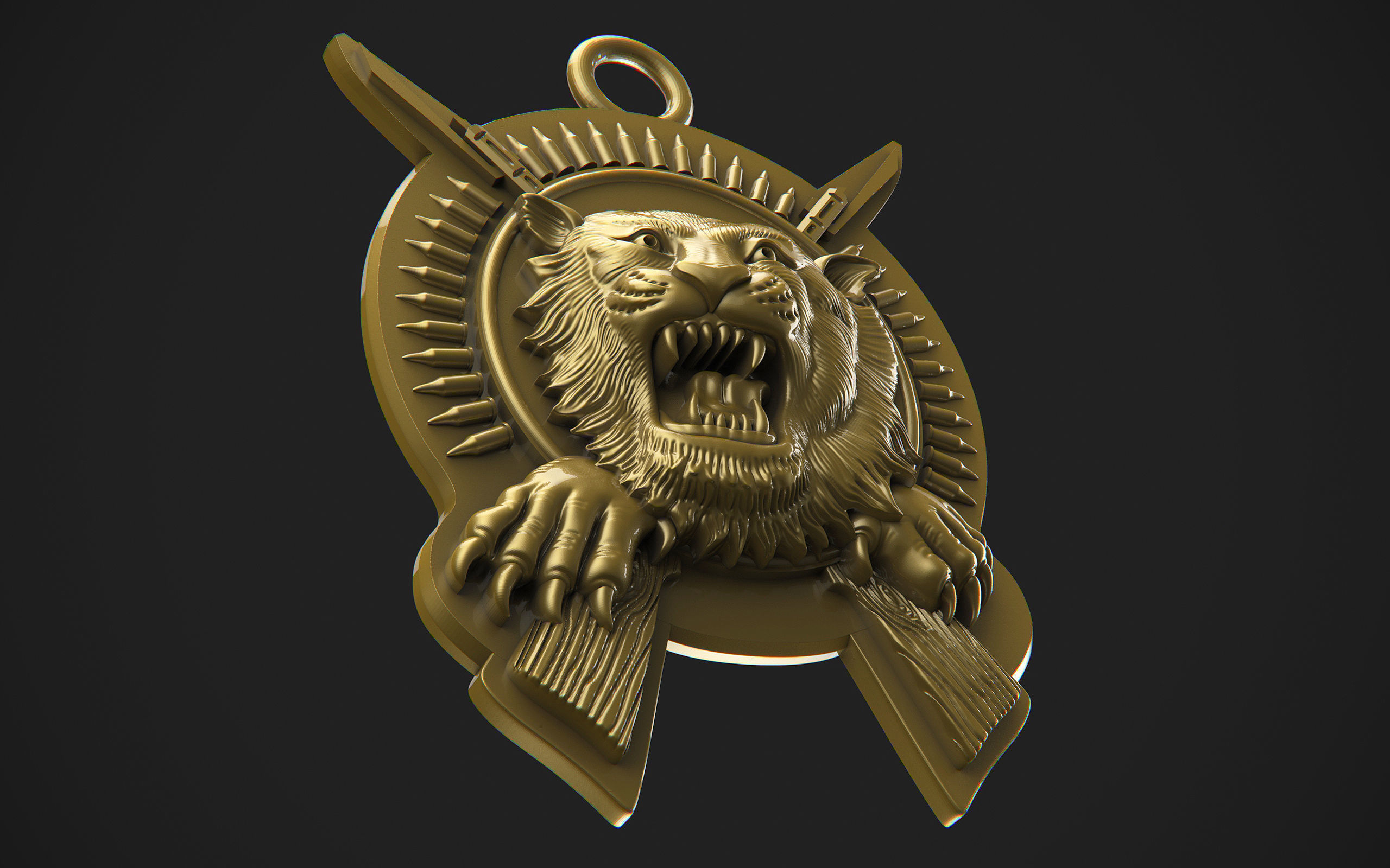 Tiger 3D print model_4
